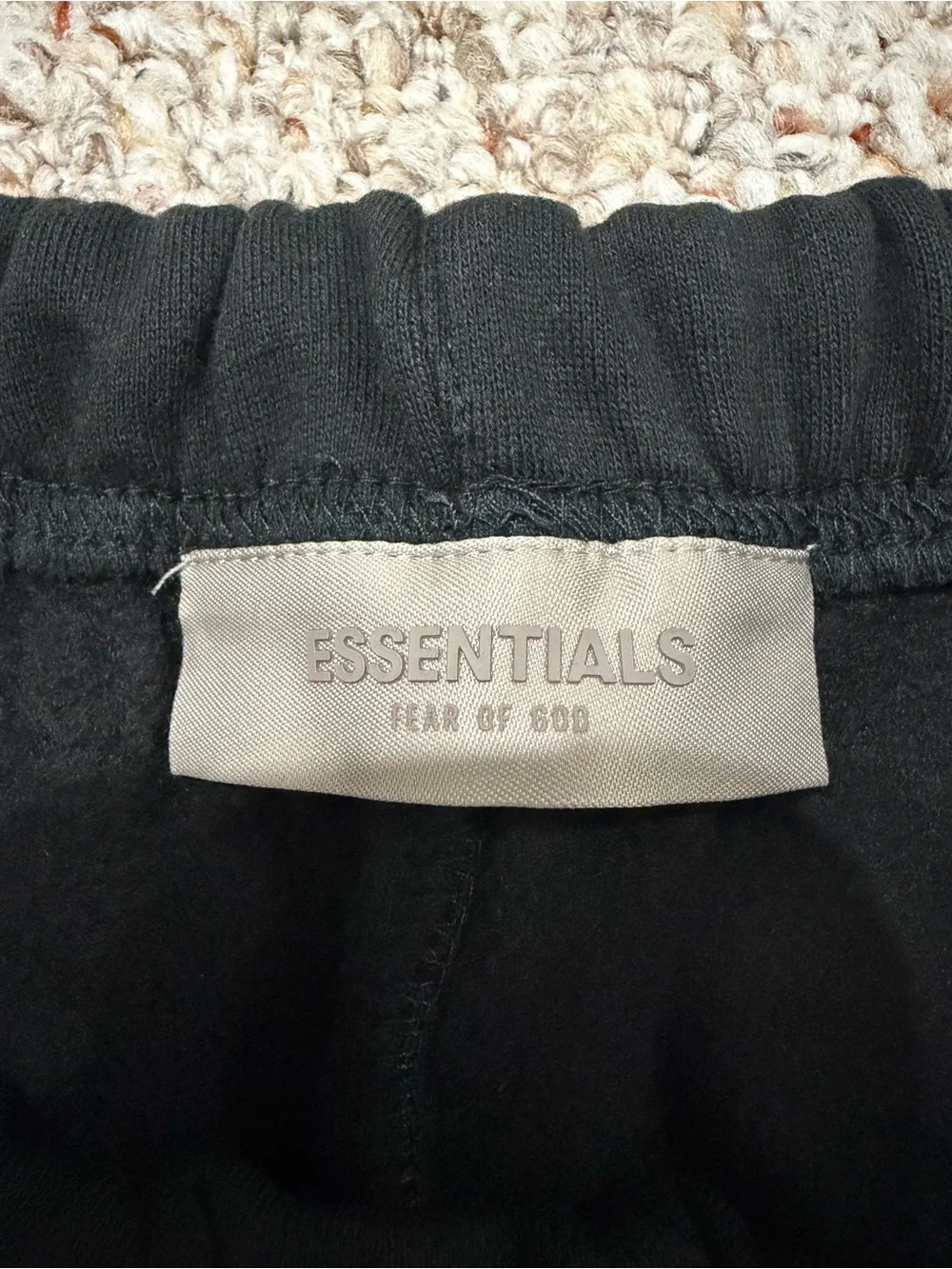 Fear of God ESSENTIALS Men's Black Drawstring Athletic Shorts